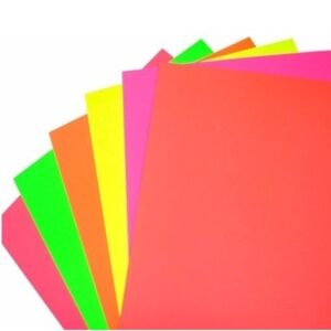 Cartulina De Colores Fluo