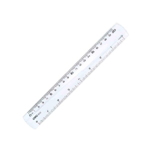 Regla Plastica Deli 20Cm