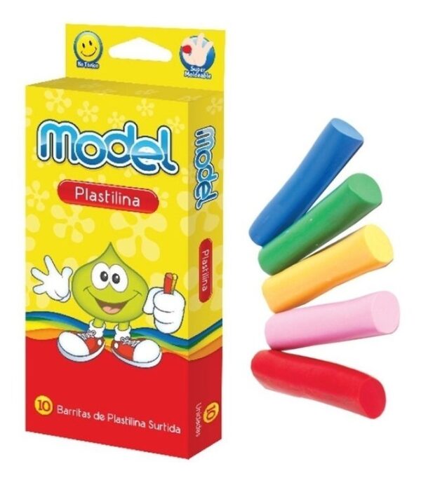 Plastilinas Model X 10 Unidades Surtidas