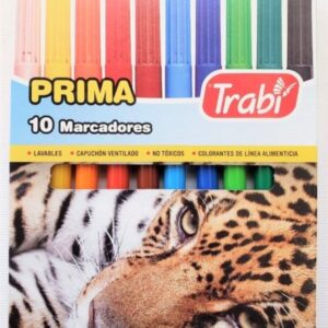 Marcadores Trabi Prima X 10 Unidades