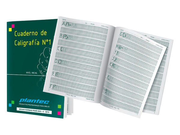 Cuaderno De Caligrafia N1 Plantec