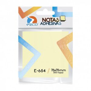 Notas Adhesiva Ezco Amarilla 75X75