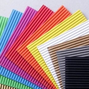 Carton Corrugado De Colores