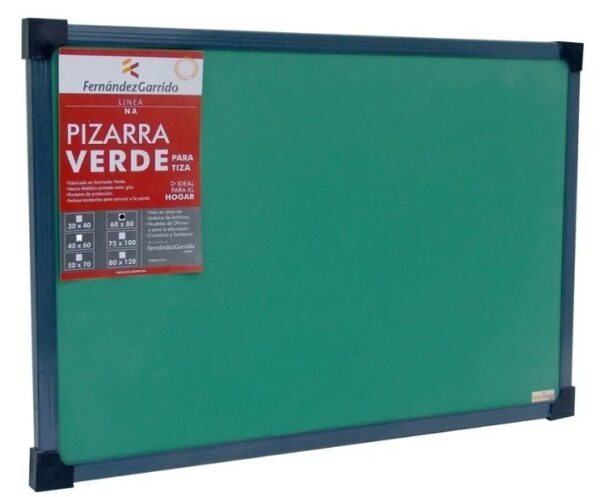 Pizarra De Madera Para Tiza Marco Metalico 30X40