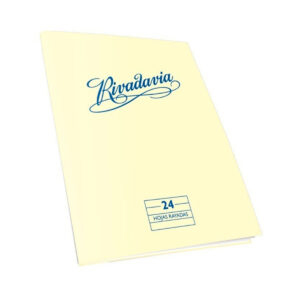 Cuaderno Tapa Flexible Rivadavia 24 Hojas Rayadas
