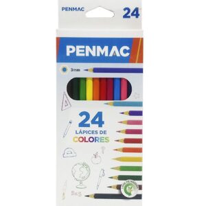 Lapices De Colores Penmac X 24 Colores