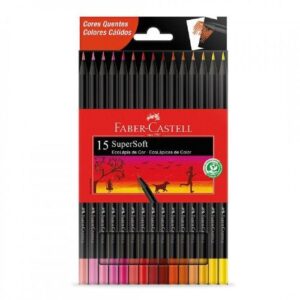 Lapices Super Soft X15Faber Castell Colores Calido