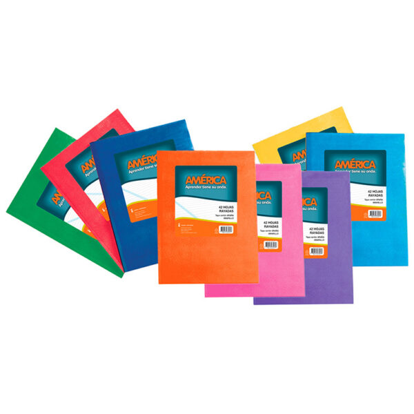 Cuaderno America Tapa Dura 42 Hojas