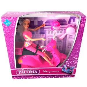 Paloma Y Su Scooter El Duende Azul