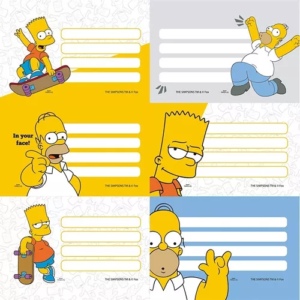 Etiquetas Fantasia Mooving Simpson