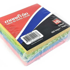 Taco Multicolor 9X9 X 400 Hojas Marathon