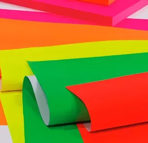 Papel Afiche Colores Fluo