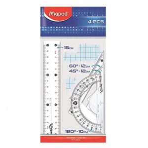 Set De Geometria Maped 15Cm 4 Piezas