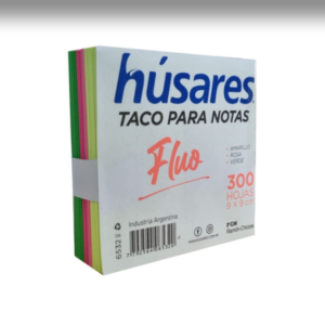 Taco Husares Fluo 300 Hojas
