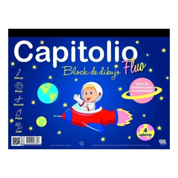 Block N6 Capitolio Fluo 20 Hojas