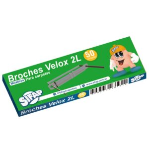 Broches Velox Nepaco Metalico X 50