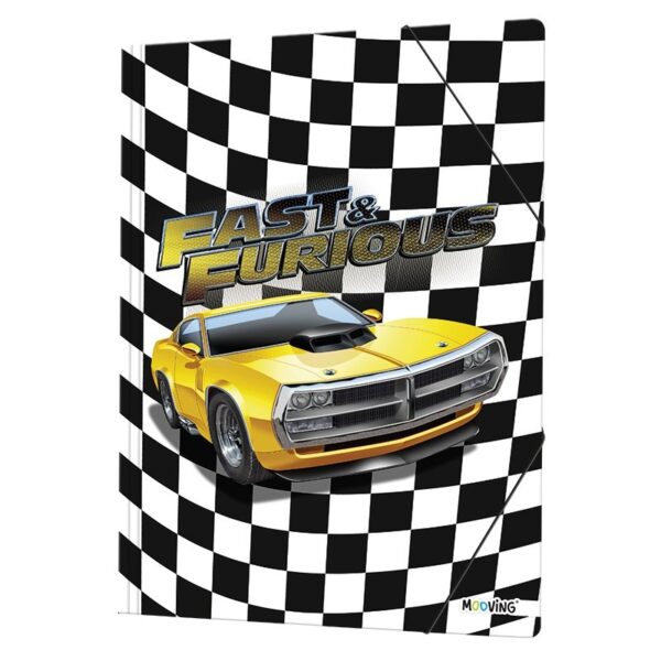 Carpeta 3 Solapa Con Elastico Mooving Rapidos Y Furious