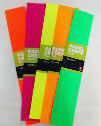 Papel Crepe Color Fluo