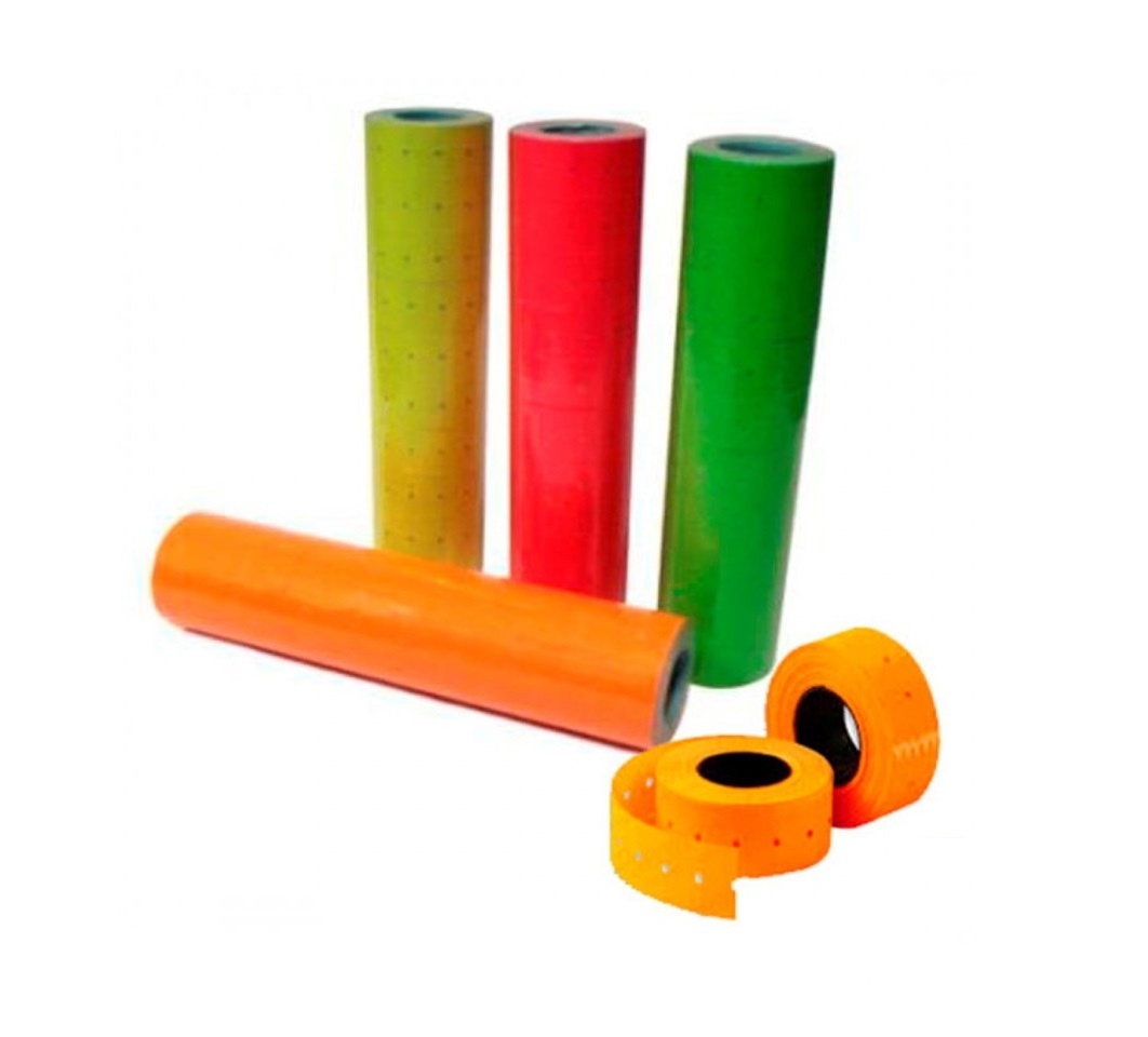 Rollo De Etiquetas Para Precios Fluo