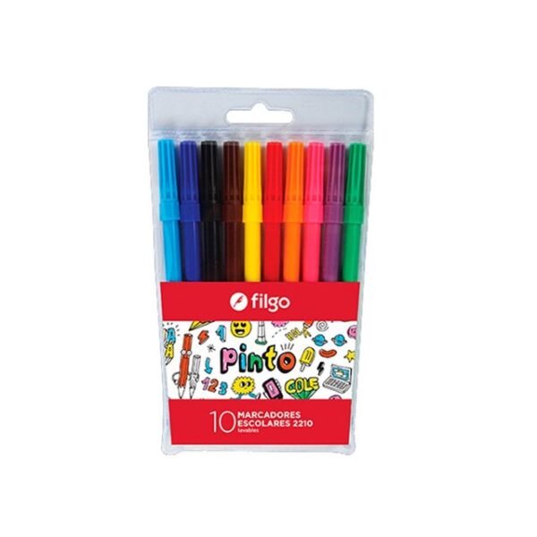 Fibras Escolar Filgo X 10 Unidades Unidades