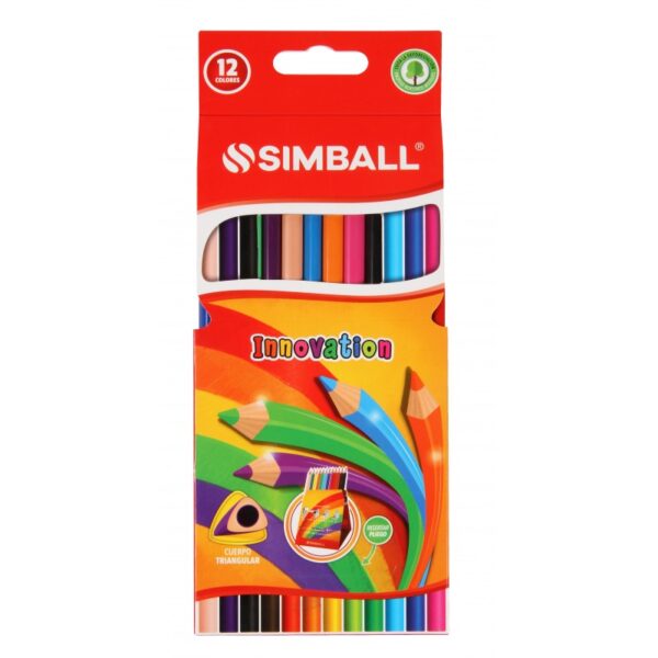 Lapices De Colores Simball X 12 Largos
