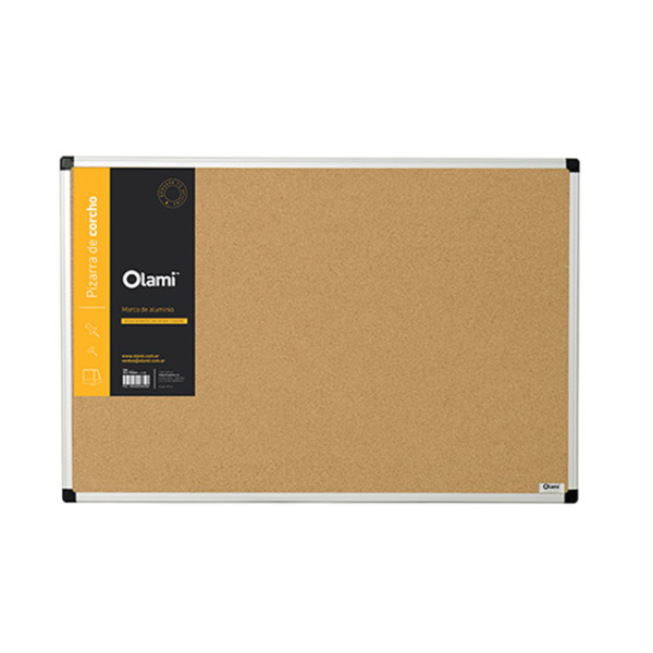 Pizarra Olami Corcho 45X60 Metalizada