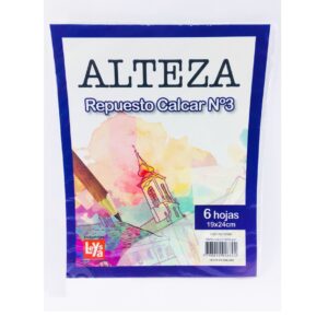Repuesto Alteza Dibujo 120 Gs A3