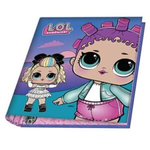Carpeta Mooving 3 Anillos Lol Surprise Glitter