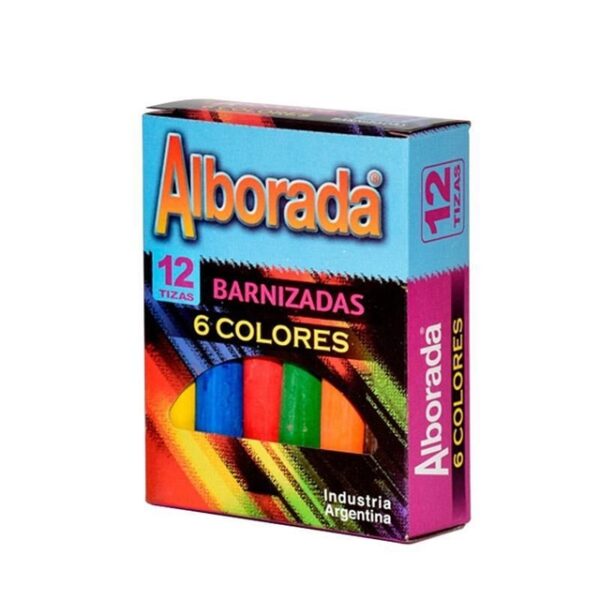 Tizas Alborada De Color X 12 Unidades