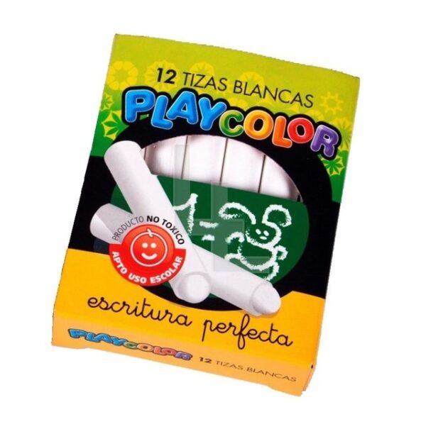 Tizas Blancas X12 Playcolor