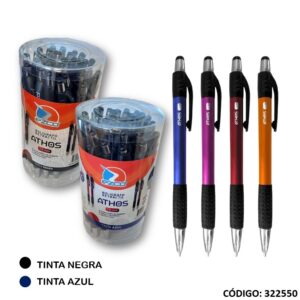 Boligrafo Retractil Ezco Athos