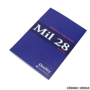 Libreta De Almacenero 1028
