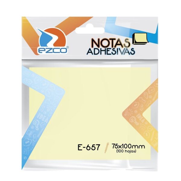 Nota Adhesiva Ezco Neon 75X100