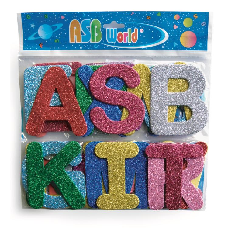 Goma Eva Con Letras Mini Finas