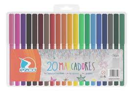 Fibras Escolar Ezco X20 Unidades