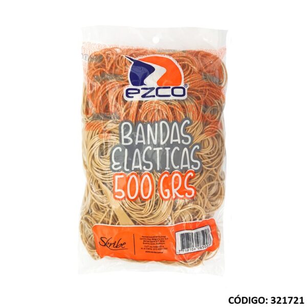 Bandas Elasticas Ezco Bolsa 500Gr