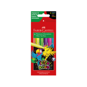 Fibras Faber Castell X 6 Unidades Neon