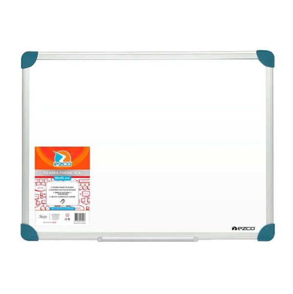 Pizarra Blanca Ezco 30 X 45 Aluminio