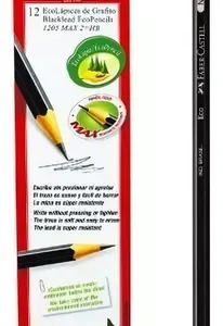 Lapiz Negro Con Goma Faber Castell X12 Unidades