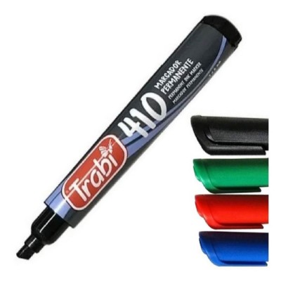 Marcador Trabi Permanente 410 Negro