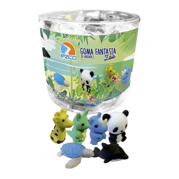 Goma De Borrar Ezco Fantasia Animales