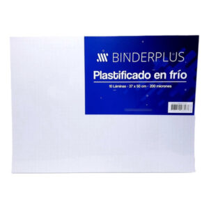Lamina de Plastificar en Frio Binderplus  x Unidad