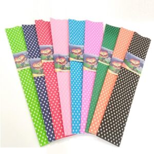 Papel Crepe Fantasia Lunares