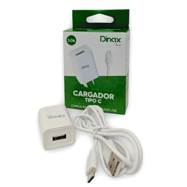 Cargador Dinax 3.0 A Tipo C