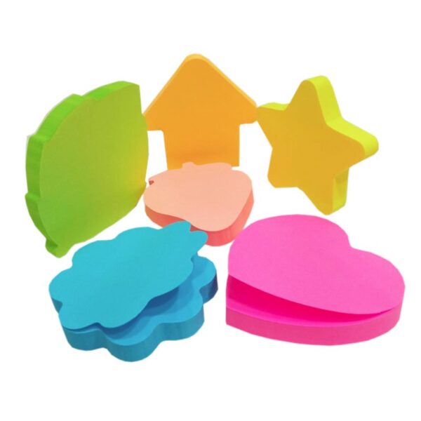 Notas Adhesivas Medoro Fluo 70x70 Con Formas