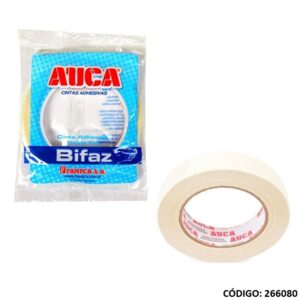 Cinta De Papel Auca Bifaz 24mmx25Mts