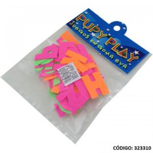 Letras De Goma Eva Fluo Grandes