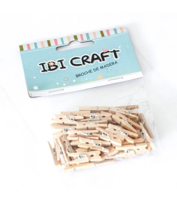 Broches De Madera Ibi Craft x50u