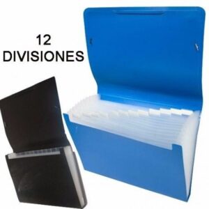 Carpeta Clasificadora A4 12 Divisores