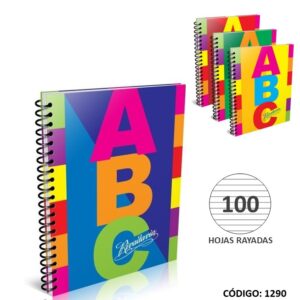 Cuadernola Rivadavia Tapa Dura Abc 100 Rayadas